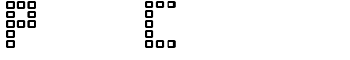 Pixel-Chunker font