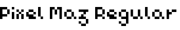 Pixel Maz Regular font