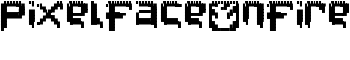 download PixelFaceOnFire font