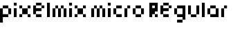 download pixelmix micro Regular font