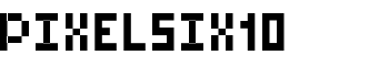 PixelSix10 font