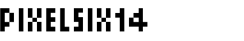 PixelSix14 font