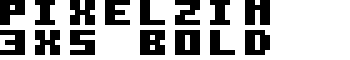 Pixelzim 3x5 Bold font