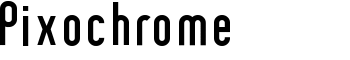 Pixochrome font
