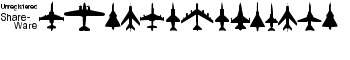 Planes-T-Modern font