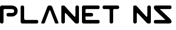 Planet NS font