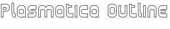 Plasmatica Outline font