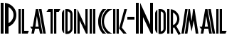 download Platonick-Normal font