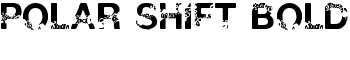 Polar Shift Bold font