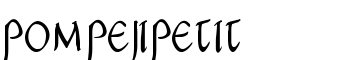 download PompejiPetit font