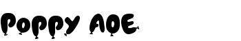 Poppy AOE font