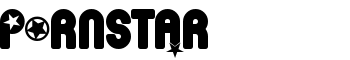 Pornstar font