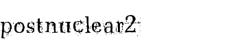 download postnuclear2 font