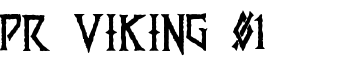 PR Viking 01 font