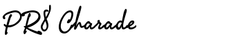 download PR8 Charade font