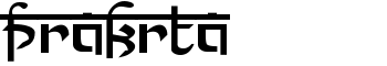 Prakrta font