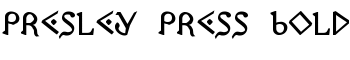 download Presley Press Bold font