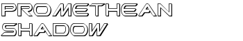 Promethean Shadow font