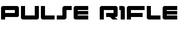 Pulse Rifle font