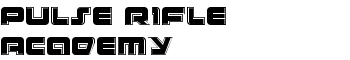 download Pulse Rifle Academy font