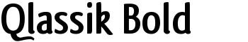 Qlassik Bold font