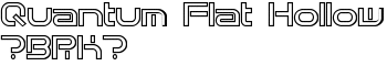 download Quantum Flat Hollow [BRK] font