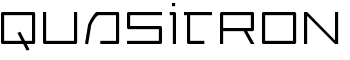 Quasitron font