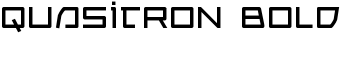 Quasitron Bold font