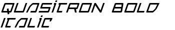 download Quasitron Bold Italic font