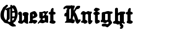 Quest Knight font