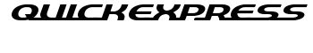 QuickExpress font