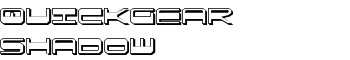 download QuickGear Shadow font