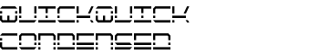 QuickQuick Condensed font