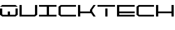 download QuickTech font