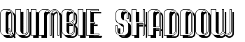 Quimbie Shaddow font