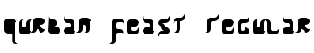 Qurban Feast Regular font