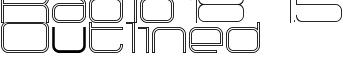 Radio 187.5 Outlined font