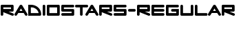 RadioStars-Regular font