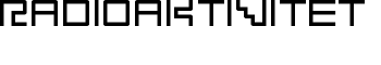 download Radioaktivitet font