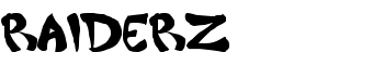 download Raiderz font