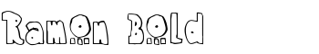 Ramon Bold font