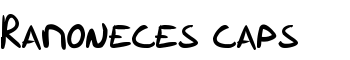 Ramoneces caps font