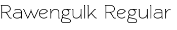 download Rawengulk Regular font