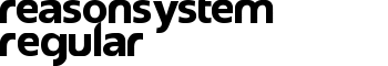 reasonSystem Regular font