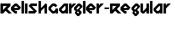 RelishGargler-Regular font