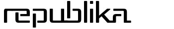 Republika font