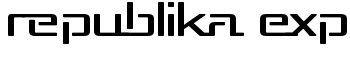 Republika Exp font