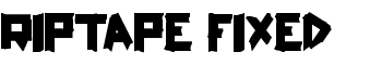 download ripTAPE Fixed font