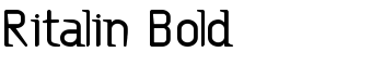 download Ritalin Bold font