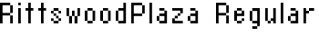 RittswoodPlaza Regular font